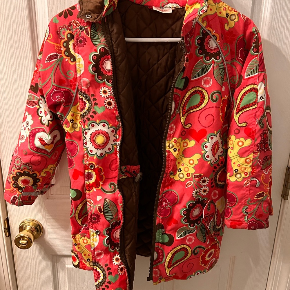 Hanna Andersson Multicolor Floral Women's Ski Jacket